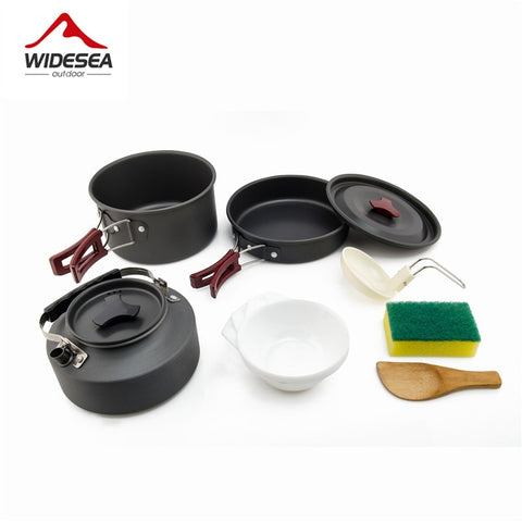 Widesea Camping cookware Outdoor cookware set