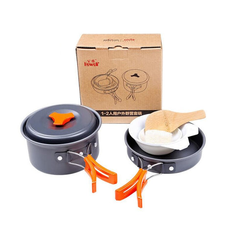 Backpacking Cooking Picnic Bowl Pot Pan Kits